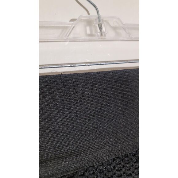 Milly Women's NWOT Bonded Tech Bubble Black Lined Skirt Box Pleated sz L *Flaws - Picture 2 of 7